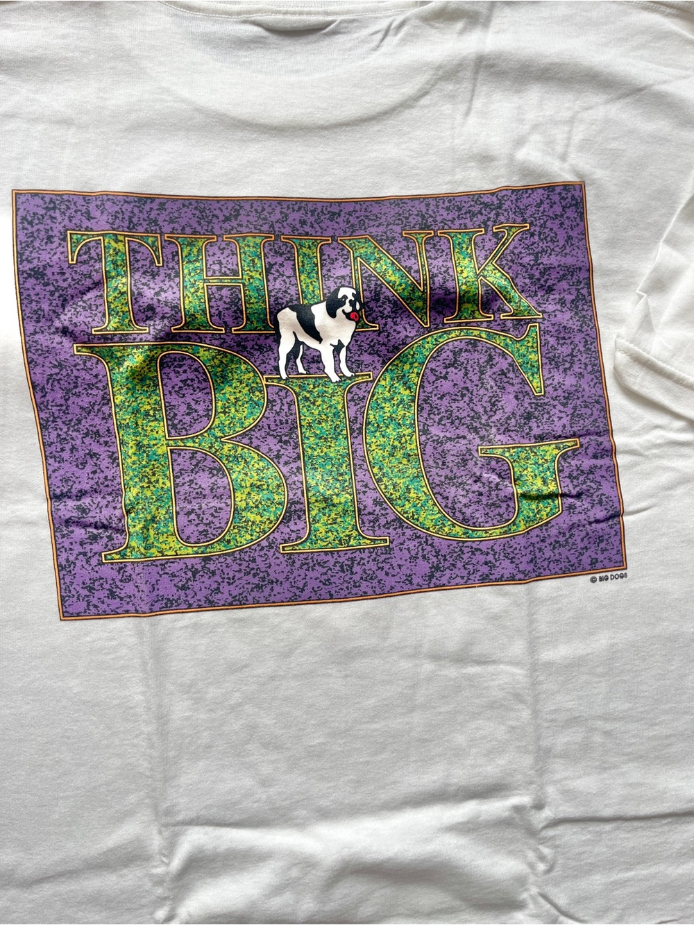 Vtg 90s Big Dogs T Shirt Mens XL Big Tall Double Sided Think Single Stitch USA - Picture 2 of 6